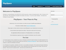 Tablet Screenshot of kinkyplayspace.com